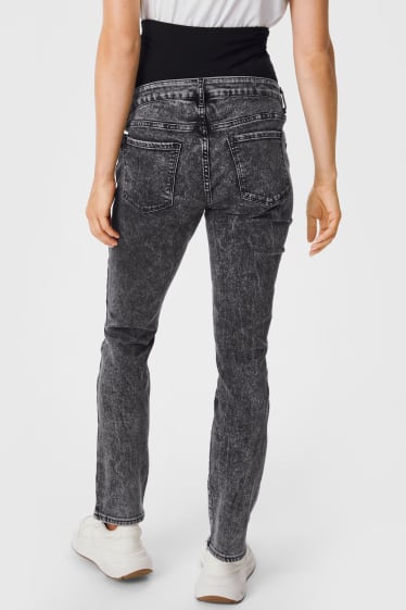 Damen - Umstandsjeans - Slim Jeans - jeans-grau