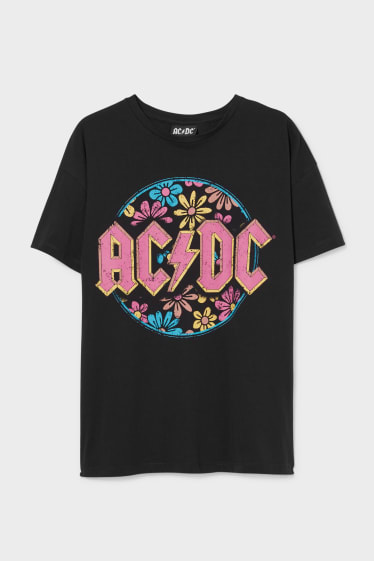 Ragazzi e giovani - CLOCKHOUSE - t-shirt - AC/DC - grigio scuro