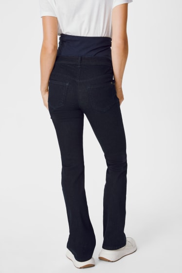 Dames - Zwangerschapsjeans - bootcut jeans - jeansdonkerblauw