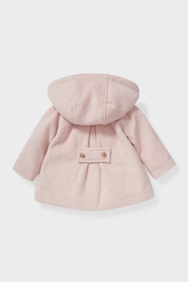 Bébés - Veste à capuche pour bébé - rose