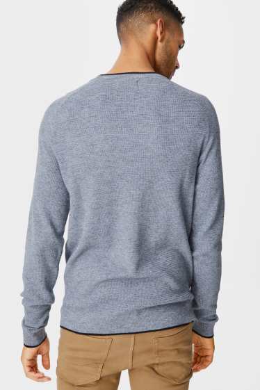 Herren - Pullover - hellgrau-melange