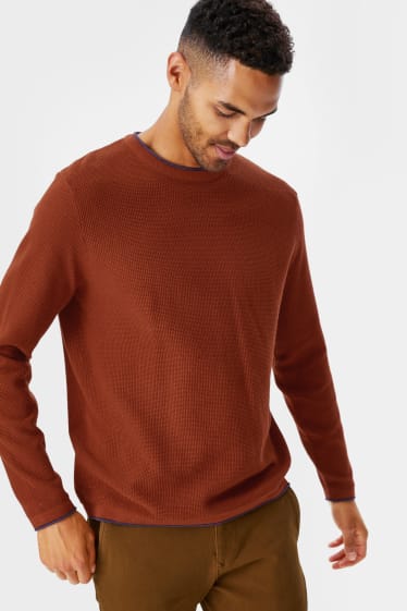 Men - Jumper - Colour espresso