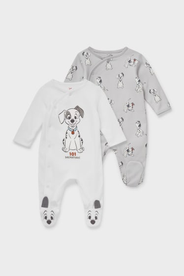 Baby's - Set van 2 - Disney - babypyjama - wit / grijs