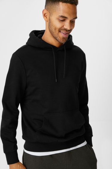 Heren - Hoodie - zwart