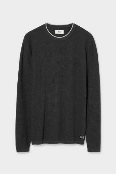 Men - Jumper - gray-melange