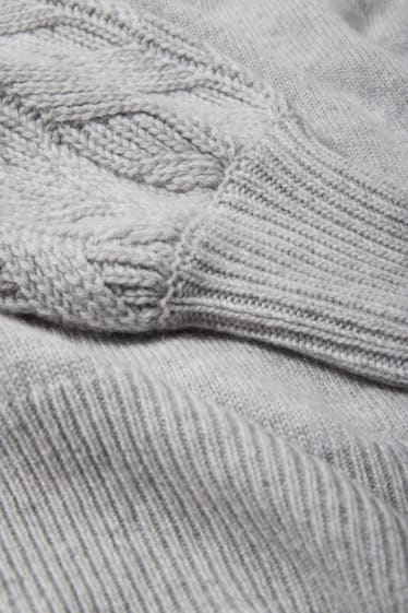 Women - Cashmere jumper - gray-melange