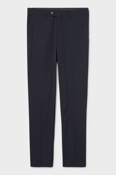 Men - Mix-and-match suit trousers - regular fit - dark blue