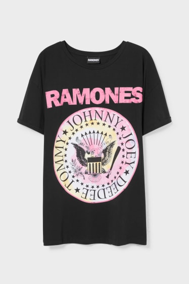 Femmes - CLOCKHOUSE - T-shirt - Ramones - noir