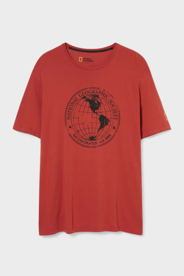 Uomo - T-shirt - National Geographic - rosso scuro