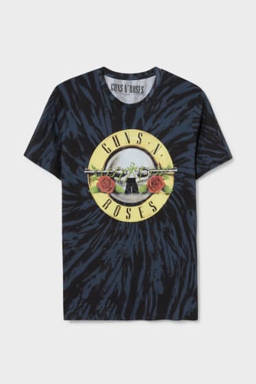 Hommes - CLOCKHOUSE - T-shirt - Guns N' Roses - bleu foncé