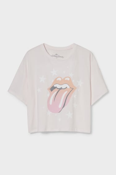 Teens & Twens - CLOCKHOUSE - T-Shirt - Rolling Stones - rosa