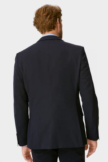 Pánské - Oblekové sako - regular fit - tmavomodrá