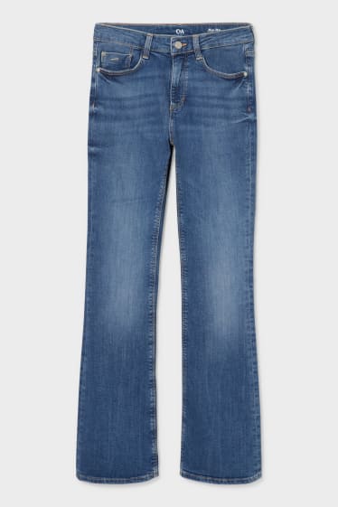 Women - Bootcut jeans - blue denim