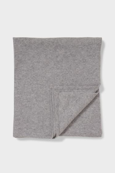 Donna - Sciarpa di cashmere - grigio chiaro melange