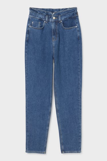 Dona - Mom jeans - high waist - texà blau