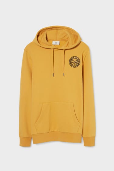 Men - Hoodie  - light yellow