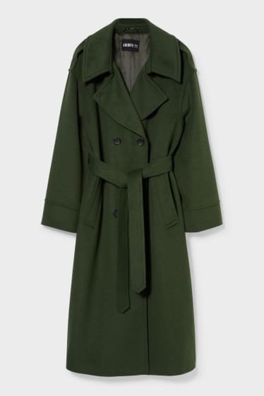 Donna - Trench - verde scuro