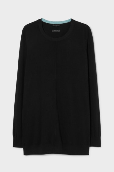 Women - Cashmere jumper - black