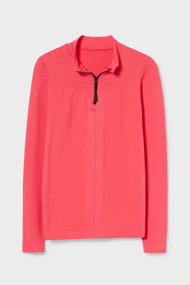 Dona - Samarreta tècnica de màniga llarga - 4 Way Stretch - fúcsia
