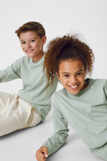 Children - Long sleeve top - genderneutral - mint green