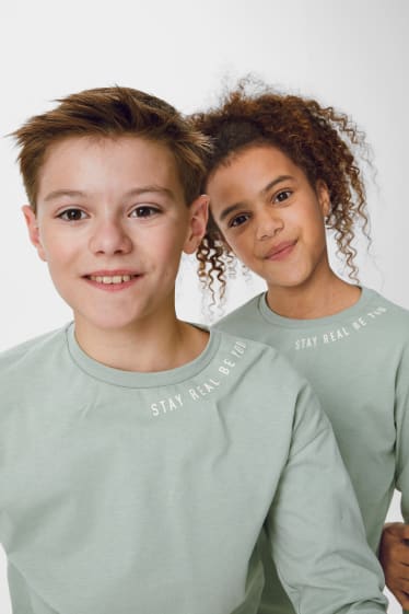 Children - Long sleeve top - genderneutral - mint green