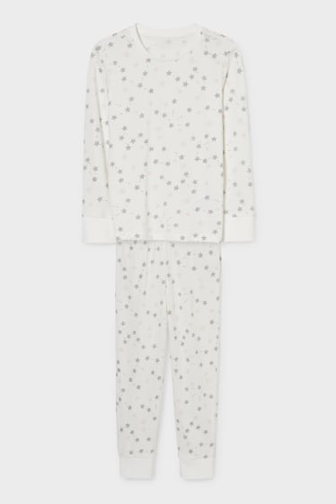 Enfants - Pyjama - 2 pièces - blanc crème