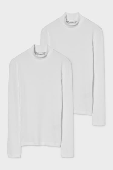 Teens & young adults - CLOCKHOUSE - multipack of 2 - long sleeve top - white
