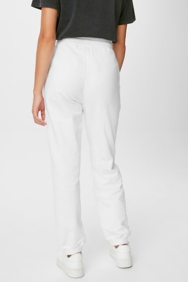 Joves - CLOCKHOUSE - pantalons de xandall - blanc