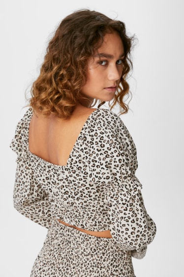 Donna - CLOCKHOUSE - blusa - beige
