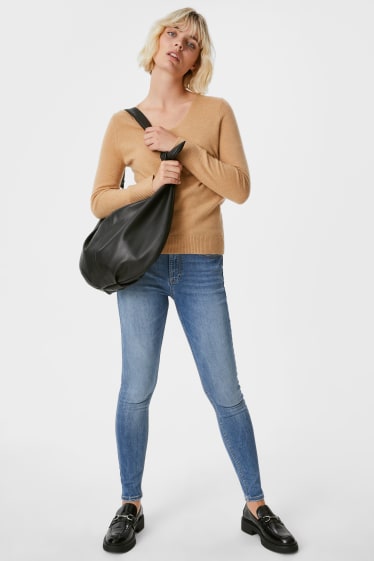 Women - Skinny jeans - shaping jeans - denim-blue