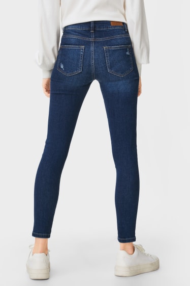Mujer - CLOCKHOUSE - skinny jeans - high waist - vaqueros - azul