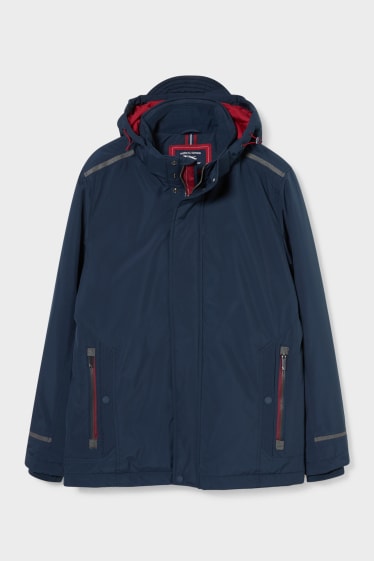 Men - Jacket with hood - dark blue