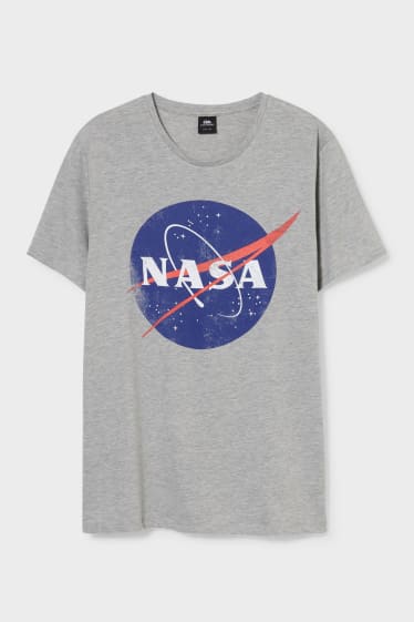 Teens & Twens - CLOCKHOUSE - T-Shirt - NASA - hellgrau-melange