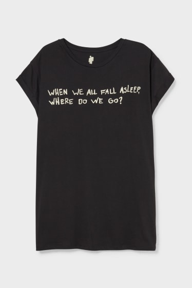 Dames - CLOCKHOUSE - T-shirt - Billie Eilish - zwart