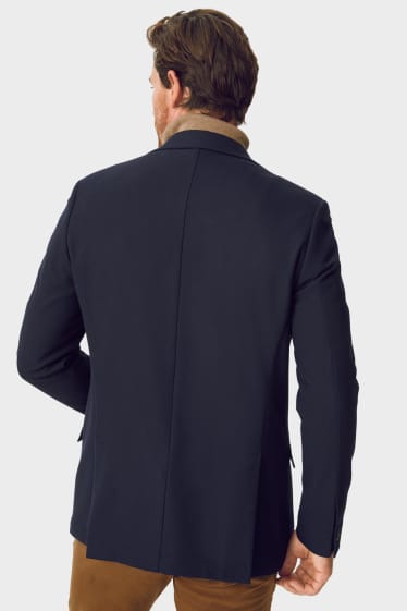 Men - Tailored jacket - slim fit - Flex - dark blue