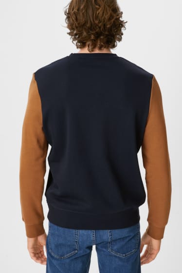 Heren - Sweatshirt - donkerblauw