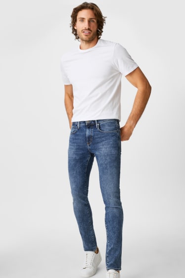 Pánské - Skinny jeans - LYCRA® - džíny - modré