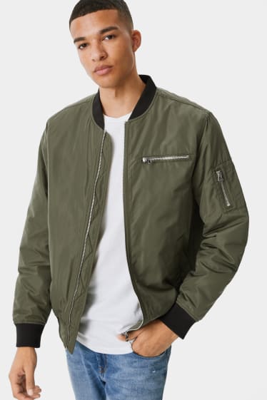 Men - CLOCKHOUSE - bomber jacket - dark green