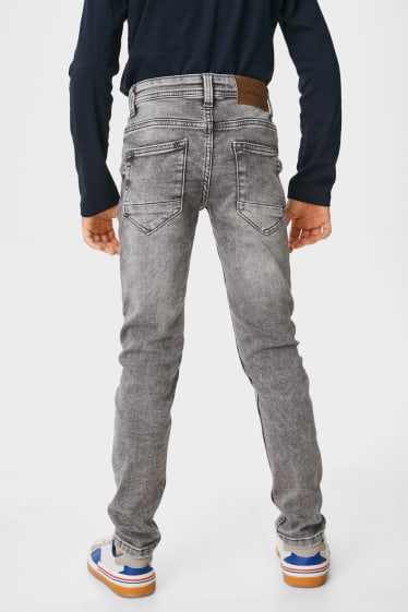 Kinder - Slim Jeans - Jog Denim - jeans-grau