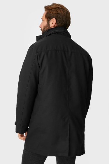 Herren - 2-in-1-Jacke mit Kapuze - schwarz