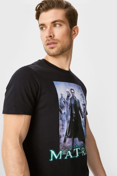 Heren - CLOCKHOUSE - T-shirt - Matrix - zwart
