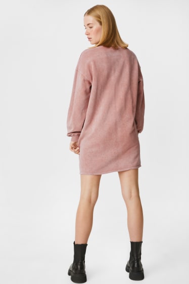 Teens & young adults - CLOCKHOUSE - sweatshirt dress - rose