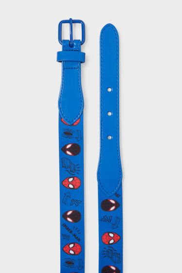 Niños - Spider-Man - cinturón - azul