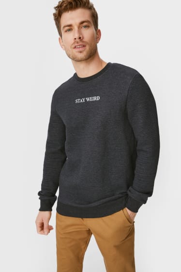 Men - CLOCKHOUSE - sweatshirt - gray-melange