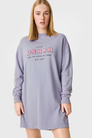 Teens & young adults - CLOCKHOUSE - sweatshirt dress - light violet