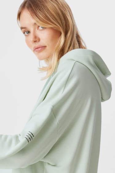 Kobiety - Bluza z kapturem - miętowa zieleń