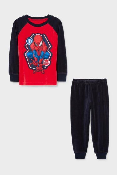 Kinder - Spider-Man - Pyjama - 2 teilig - rot
