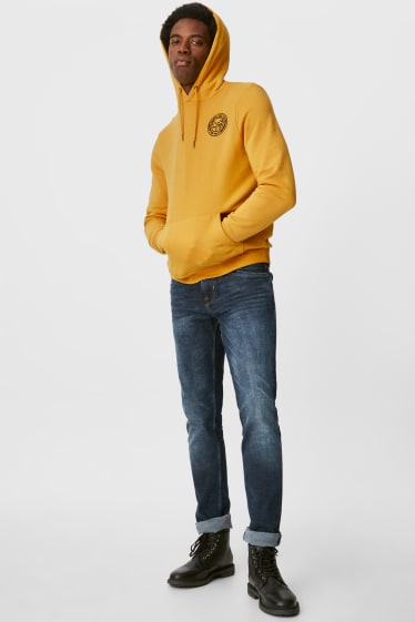 Men - Hoodie  - light yellow