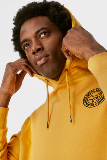 Men - Hoodie  - light yellow