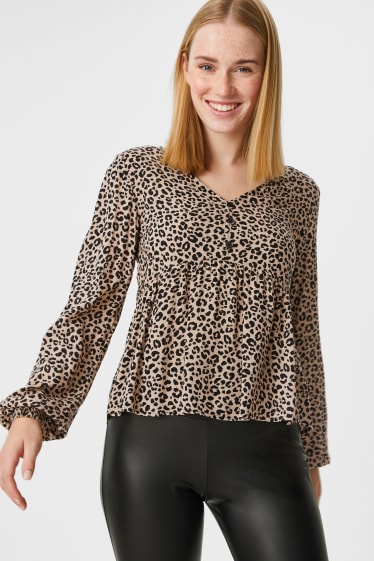 Teens & young adults - CLOCKHOUSE - blouse - black / beige